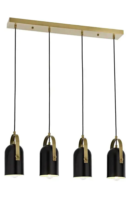 B-Ware Pendelleuchte Deckenleuchte Kronleuchter Avonni Metall Schwarz Antik Siehe Text - 8698957176231
