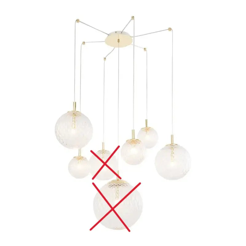 C-Ware Tk Lighting Pendelleuchte Cadix Vii Glas 200cm Lampe Deckenlampe Siehe Text/Foto - 5901780546083
