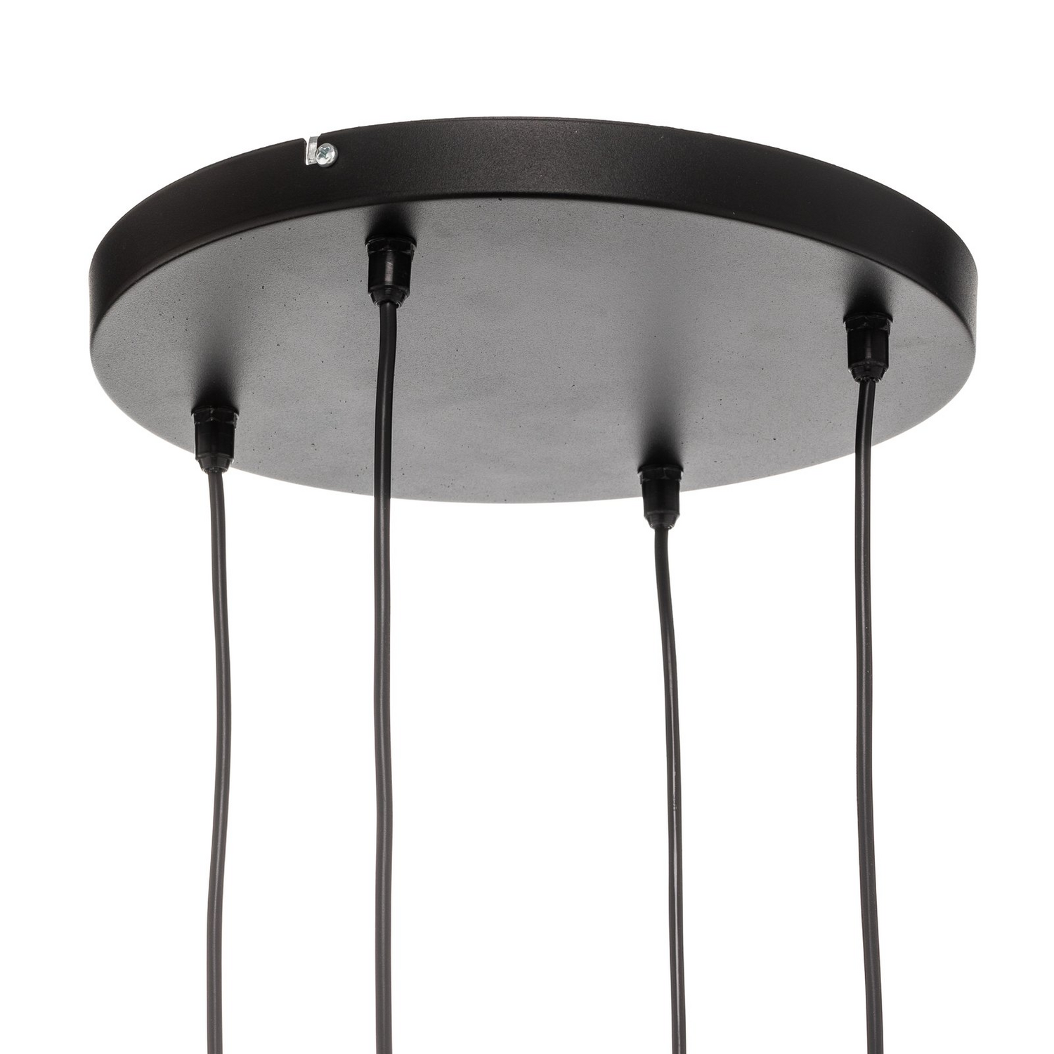 B-Ware Pendelleuchte Cumera Hängelampe Deckenleuchte Schwarz Vierflammig Rund - 5902349226323