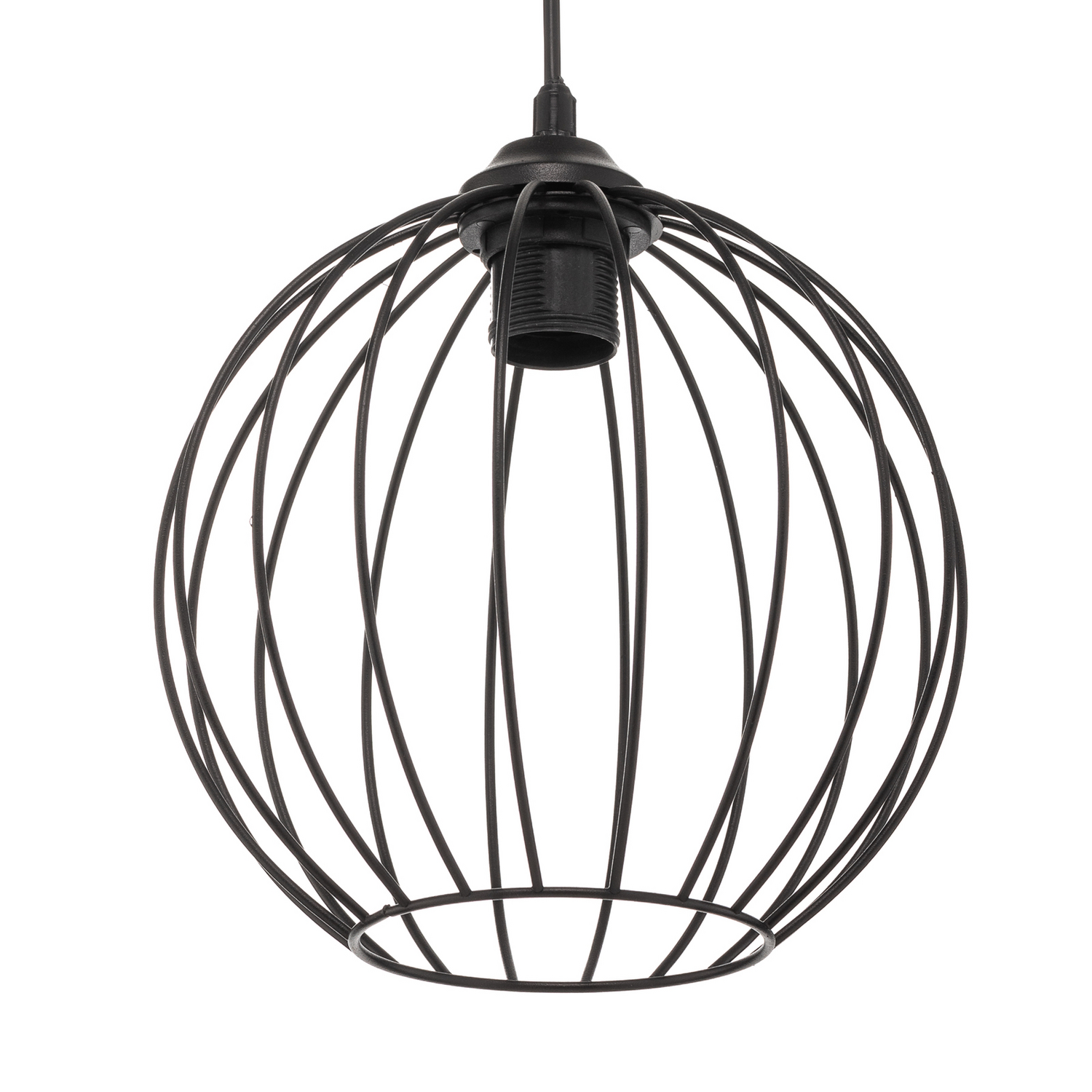 B-Ware Pendelleuchte Cumera Hängelampe Deckenleuchte Schwarz Vierflammig Rund - 5902349226323