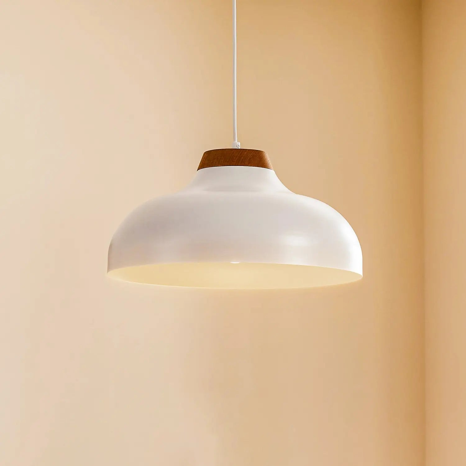 B-Ware Luminex Hängeleuchte Burgos Pendelleuchte Deckenlampe Deckenlampe Lampe E27 Weiß - 5907565919905