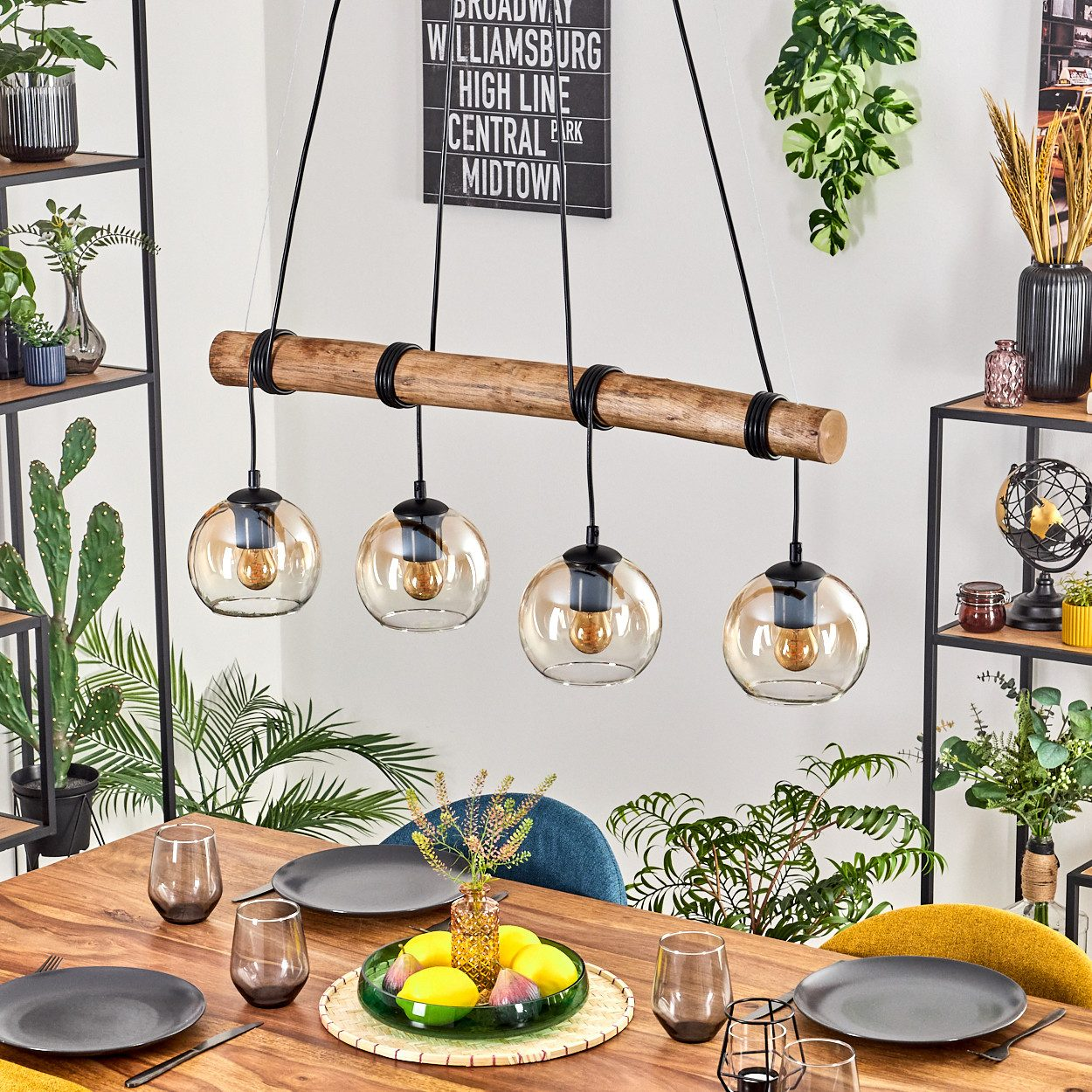 Hofstein Pendelleuchte Hängelampe Esszimmer Lampe Deckenleuchte B-Ware - 4058383580691