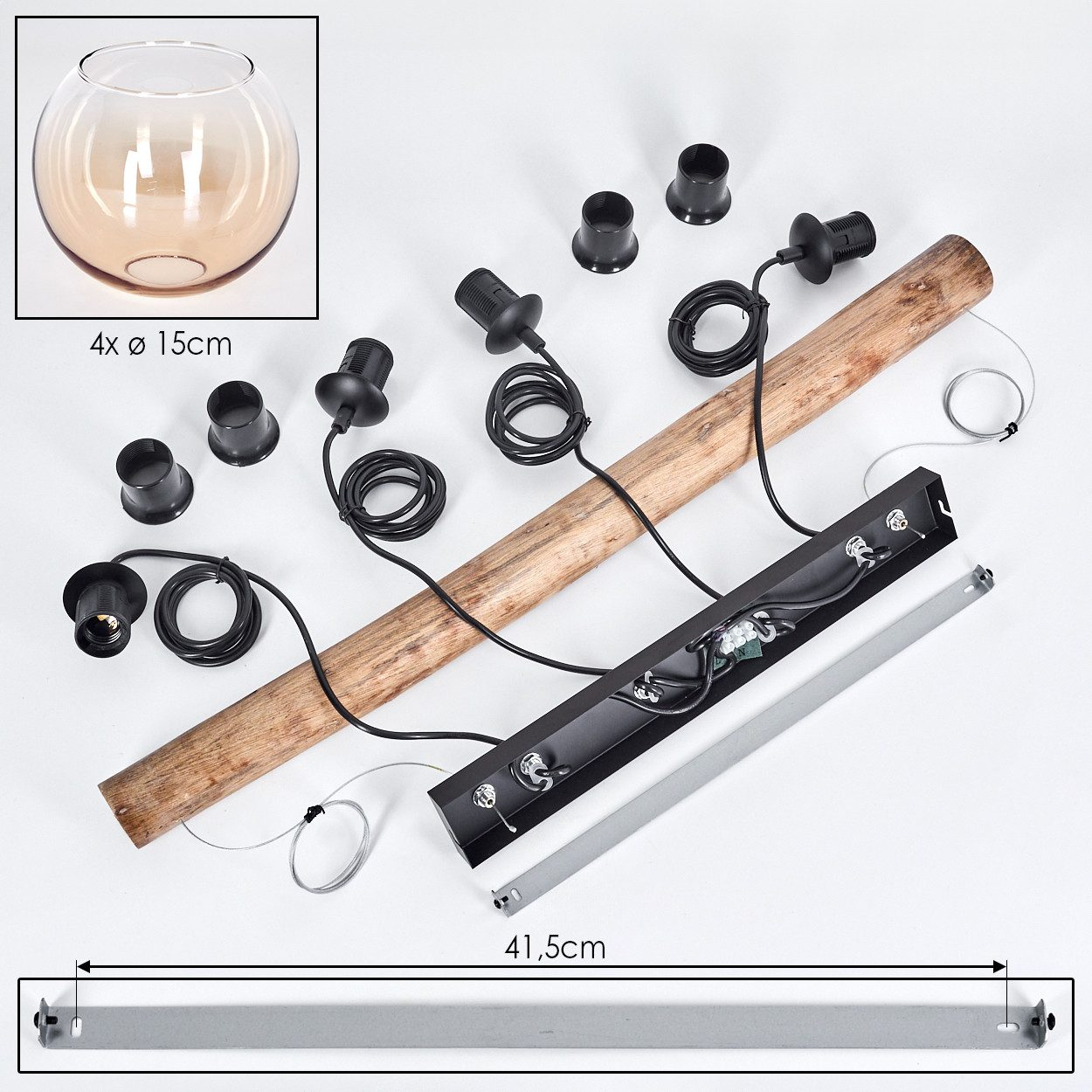 Hofstein Pendelleuchte Hängelampe Esszimmer Lampe Deckenleuchte B-Ware - 4058383580691