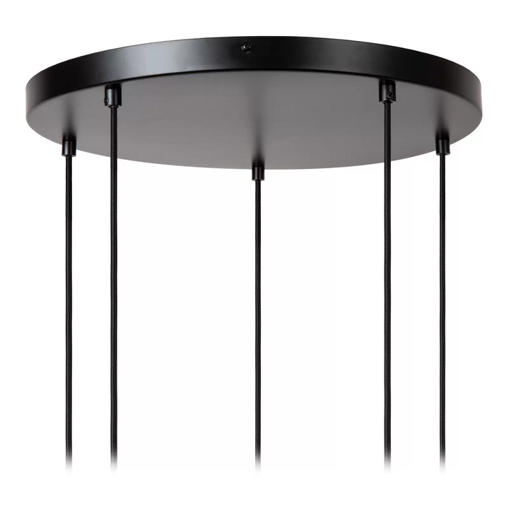 Lucide Pendelleuchte Ilona Glas Multicolor ø 45 Cm 5 Flammig Deckenlampe Lampe B-Ware
