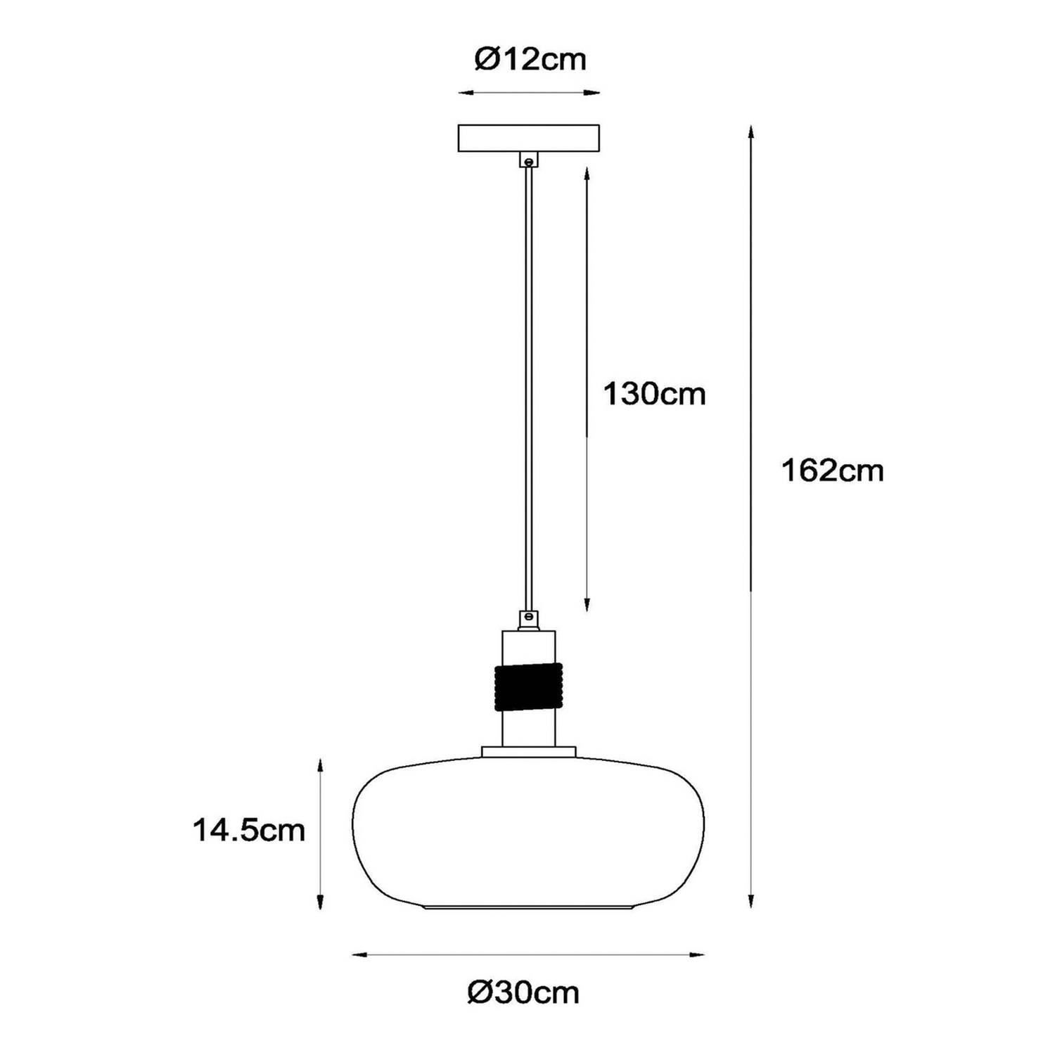 B-Ware Lucide Ilona Pendelleuchte Pendellampe Leuchte Lampe Hängeleuchte Hängelampe