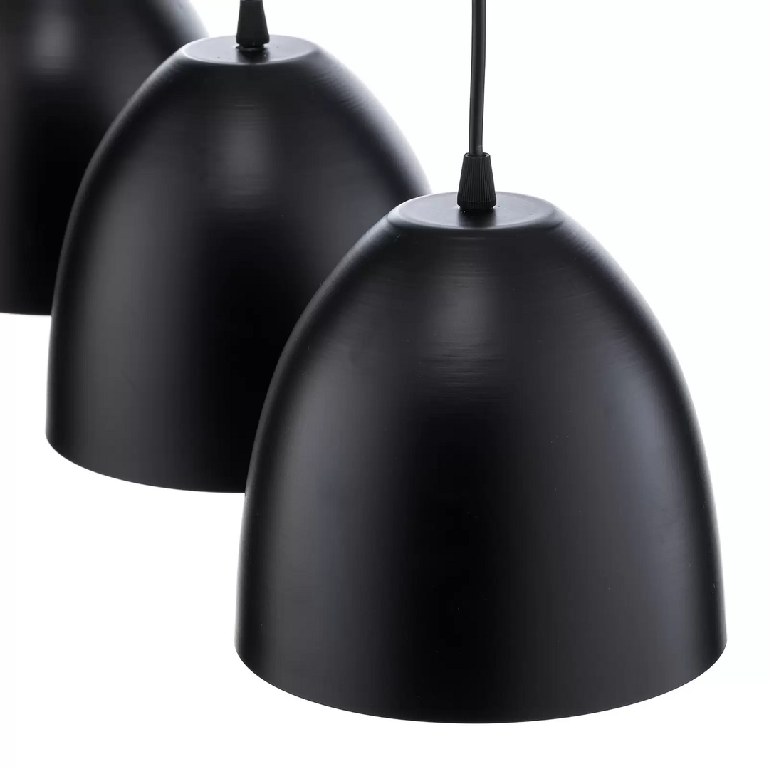 Emibig Lighting Pendelleuchte Lenox Hängeleuchte Lampe Dreiflammig Schwarz/Gold B-Ware - 5901738917934