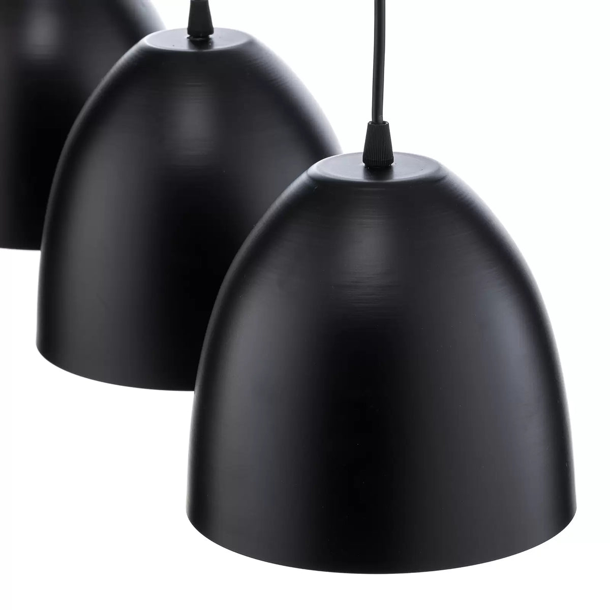 EMIBIG LIGHTING Pendelleuchte Lenox Hängeleuchte Lampe dreiflammig schwarz/gold - 5901738917934