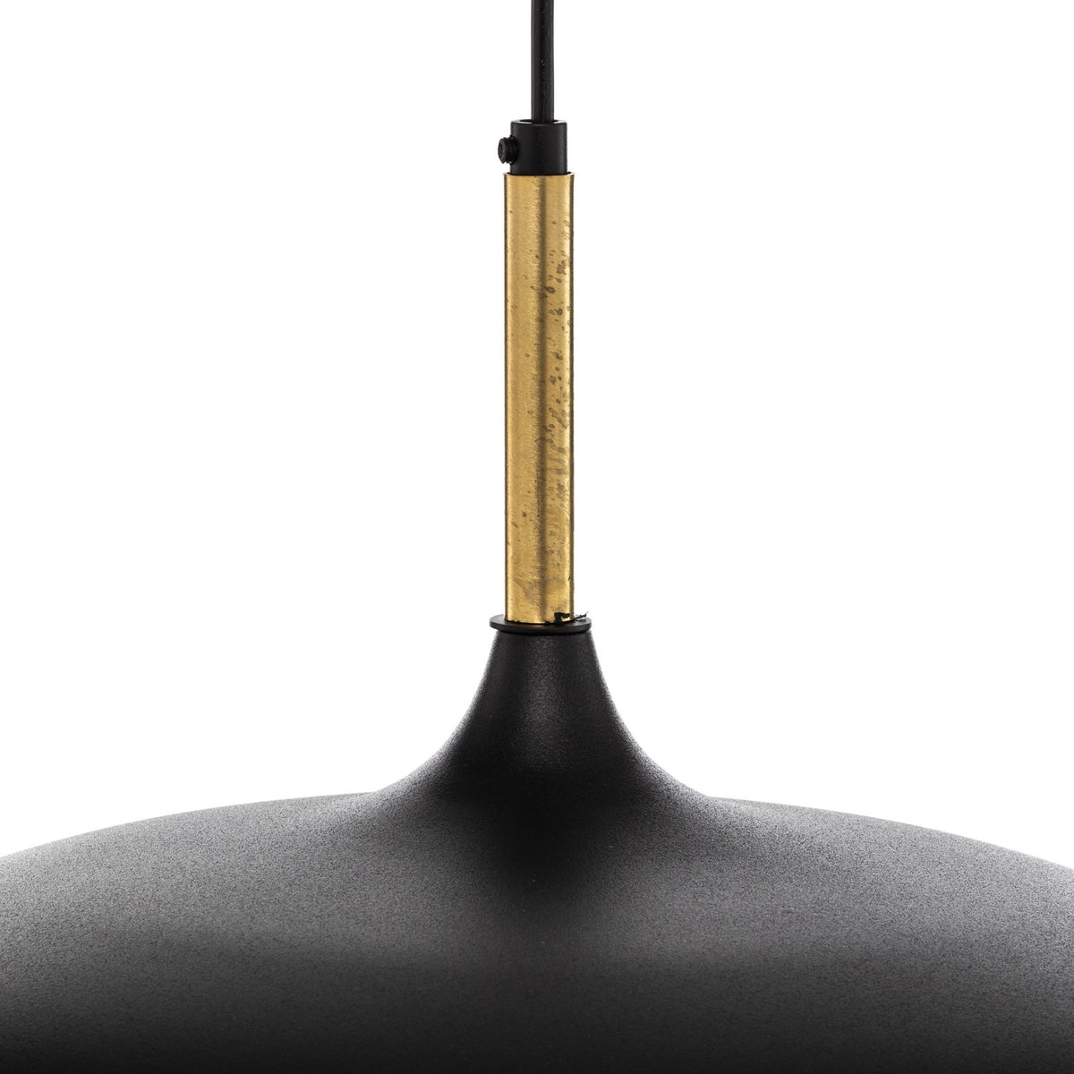 Euluna Pendelleuchte Pendellampe Lampe Leuchte Deckenlampe Lincoln, schwarz/gold - 5902693778981
