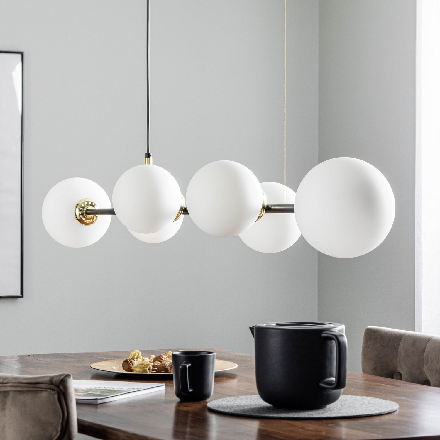 B-Ware Pendelleuchte Pop Sechsflammig Deckenlampe Deckenleuchte Spot Lampe Leuchte 386 - 5902693778462