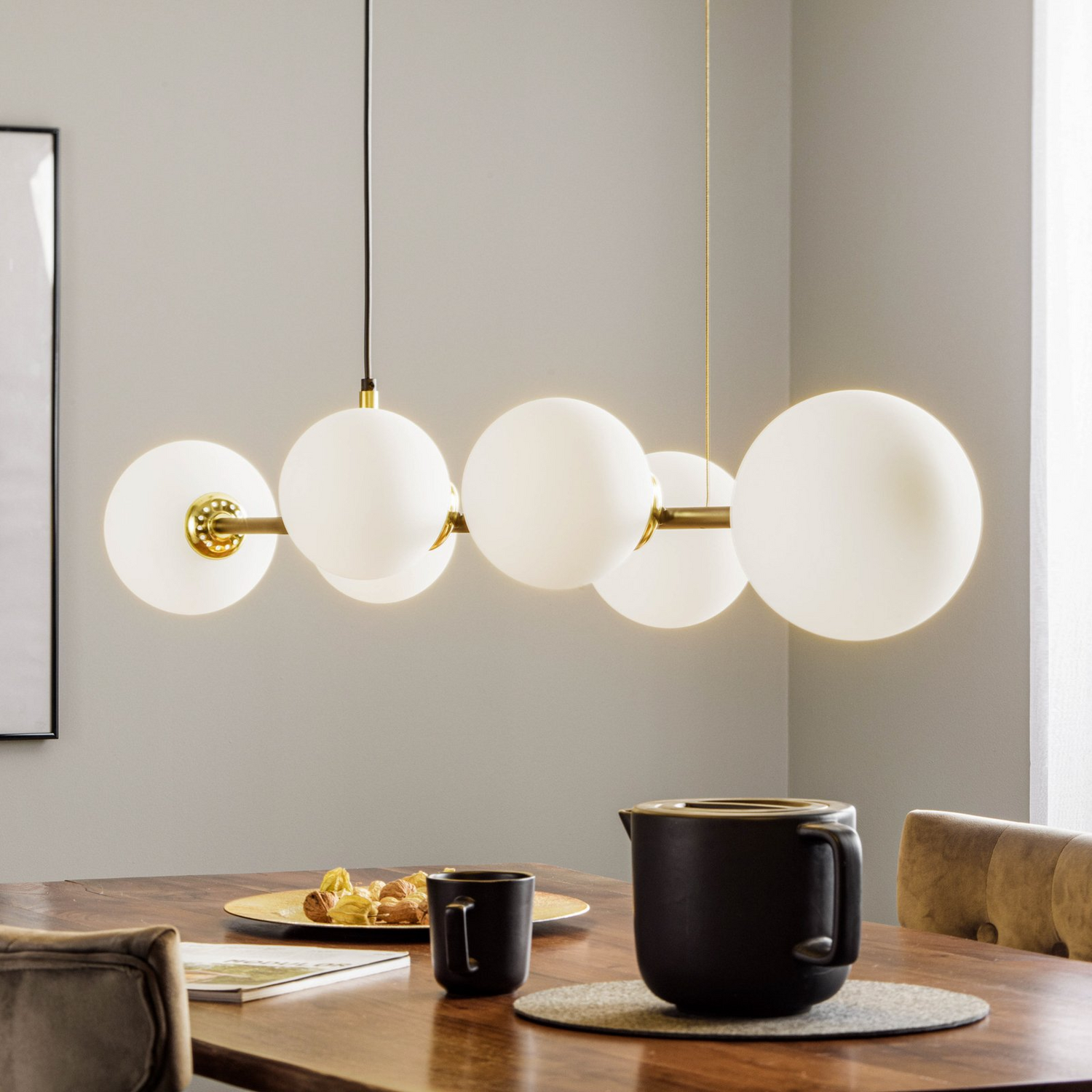 B-Ware Pendelleuchte Pop Sechsflammig Deckenlampe Deckenleuchte Spot Lampe Leuchte 386 - 5902693778462