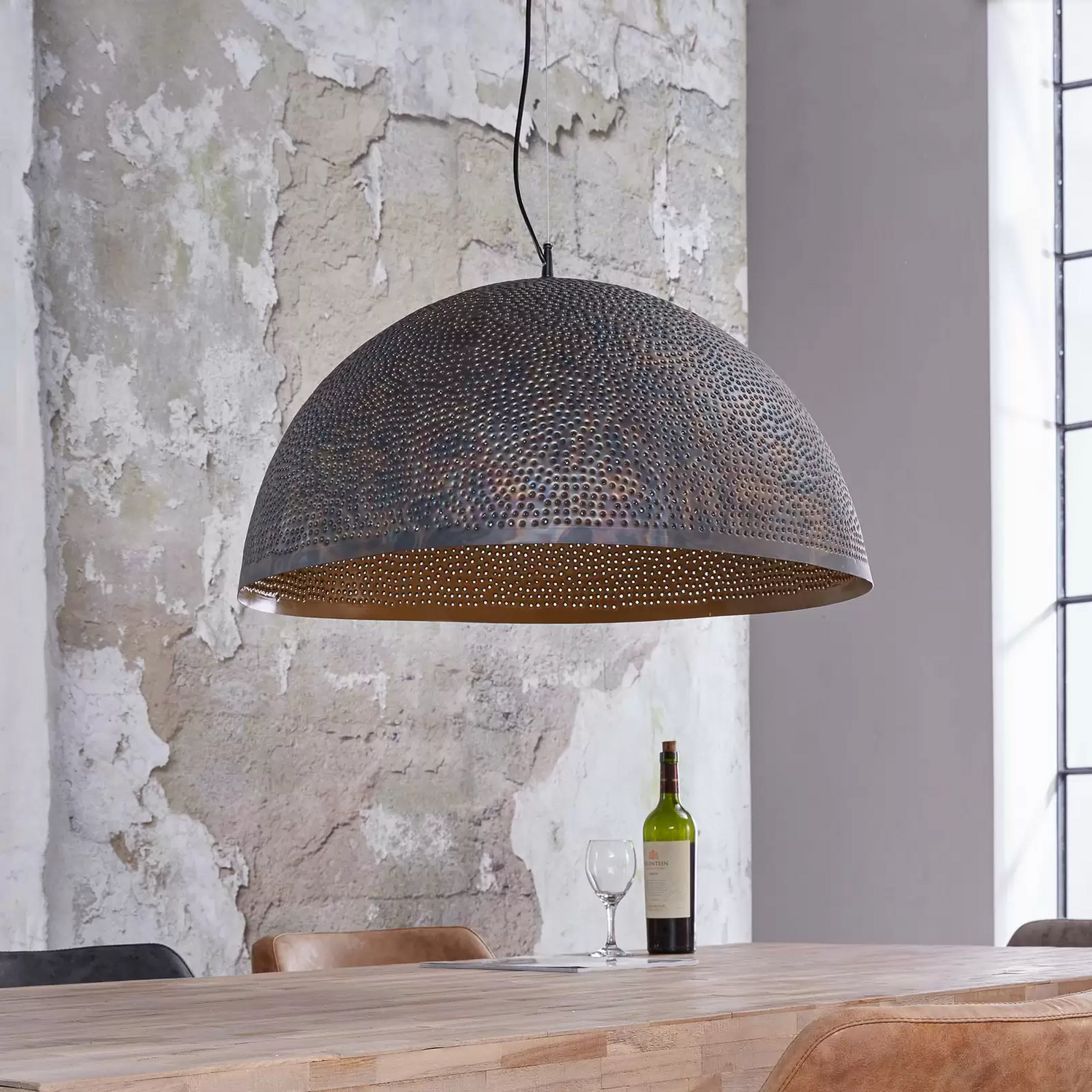 B-Ware Pendelleuchte Punchray Metall Deckenleuchte Hängeleuchte Lampe Siehe Text/Foto - 8713244080999