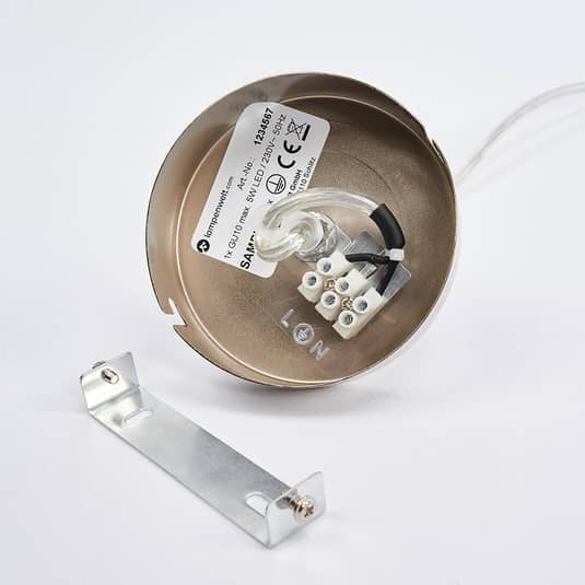 Lindby Pendelleuchte Pendelleuchte Lampe Leuchte Ravena mit Glaskugel 1-flammig - 4251096551167