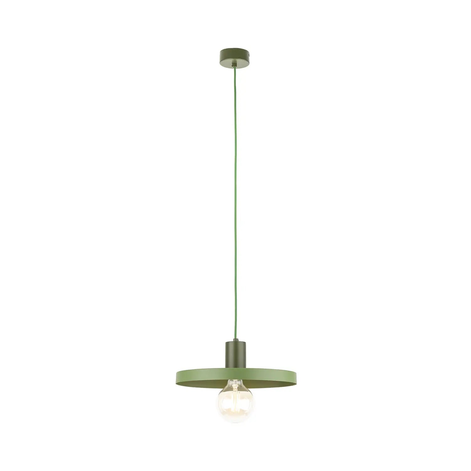 B-Ware Sila Pendelleuchte Hängelampe Grün Metall Kunststoff Wohnzimmer Esszimmer Modern - 5906135107612