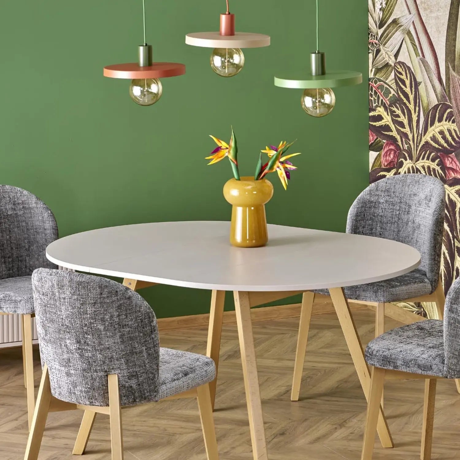 B-Ware Sila Pendelleuchte Hängelampe Grün Metall Kunststoff Wohnzimmer Esszimmer Modern - 5906135107612