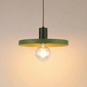 B-Ware Sila Pendelleuchte Hängelampe Grün Metall Kunststoff Wohnzimmer Esszimmer Mod568