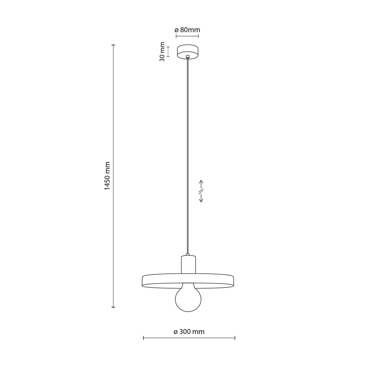 Sila Pendelleuchte Hängelampe Lampe Metall Sand Rot E27 30 cm - 5906135109548