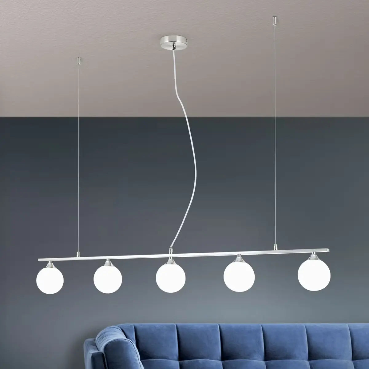 Suspension Snowwhite de qualité B, 5 lumières, à intensité variable 