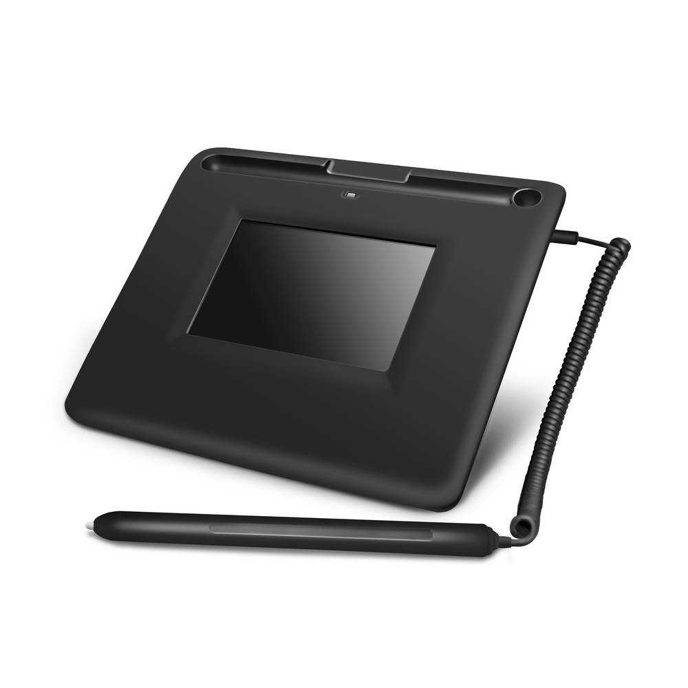 Pen Power 2269427 Unterschriften Pad Unterschriftenpad Signaturpad Schwarz B-Ware