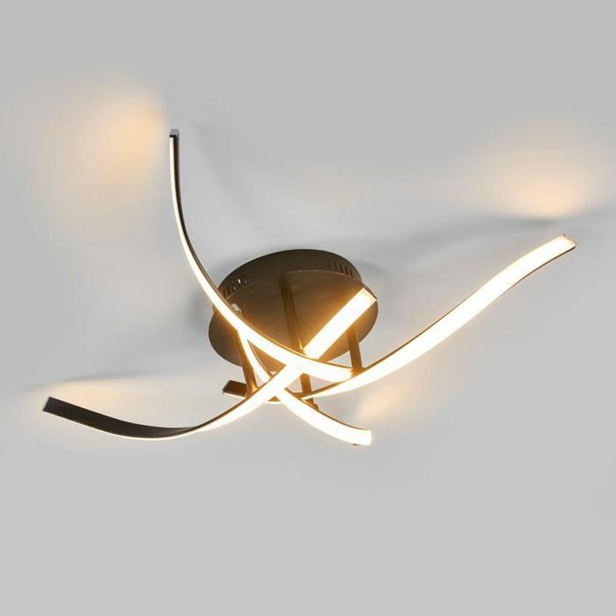 B-Ware Lampenwelt Per Schalter Dimmbare Led Deckenlampe Deckenlampe Lampe Ip20 Milane - 4251096536850