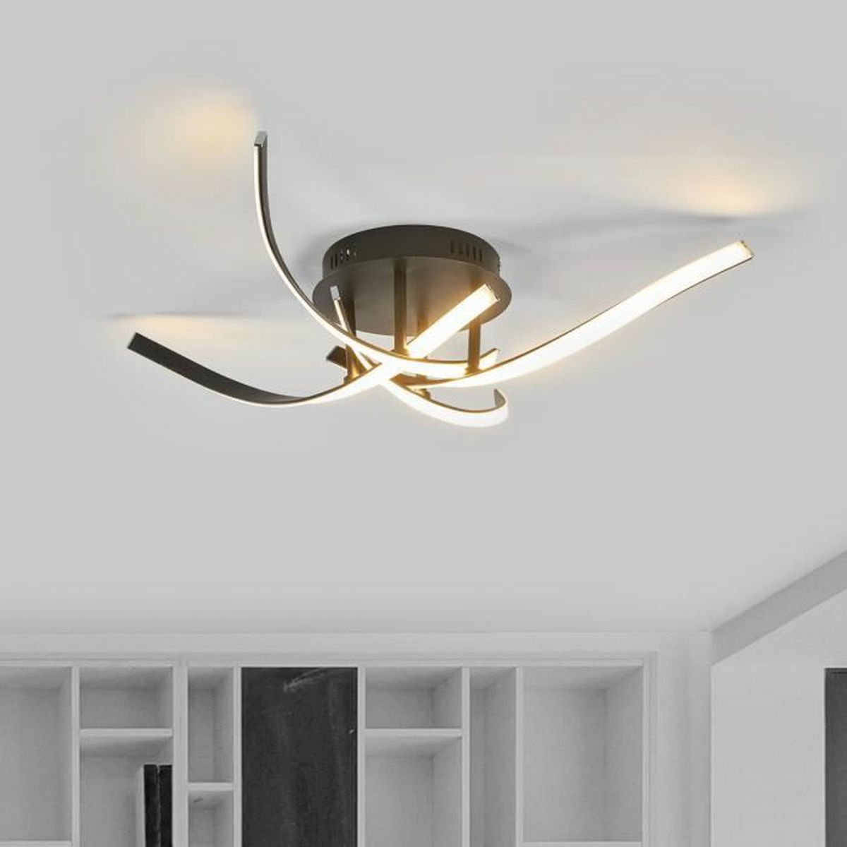 B-Ware Lampenwelt Per Schalter Dimmbare Led Deckenlampe Deckenlampe Lampe Ip20 Milane - 4251096536850