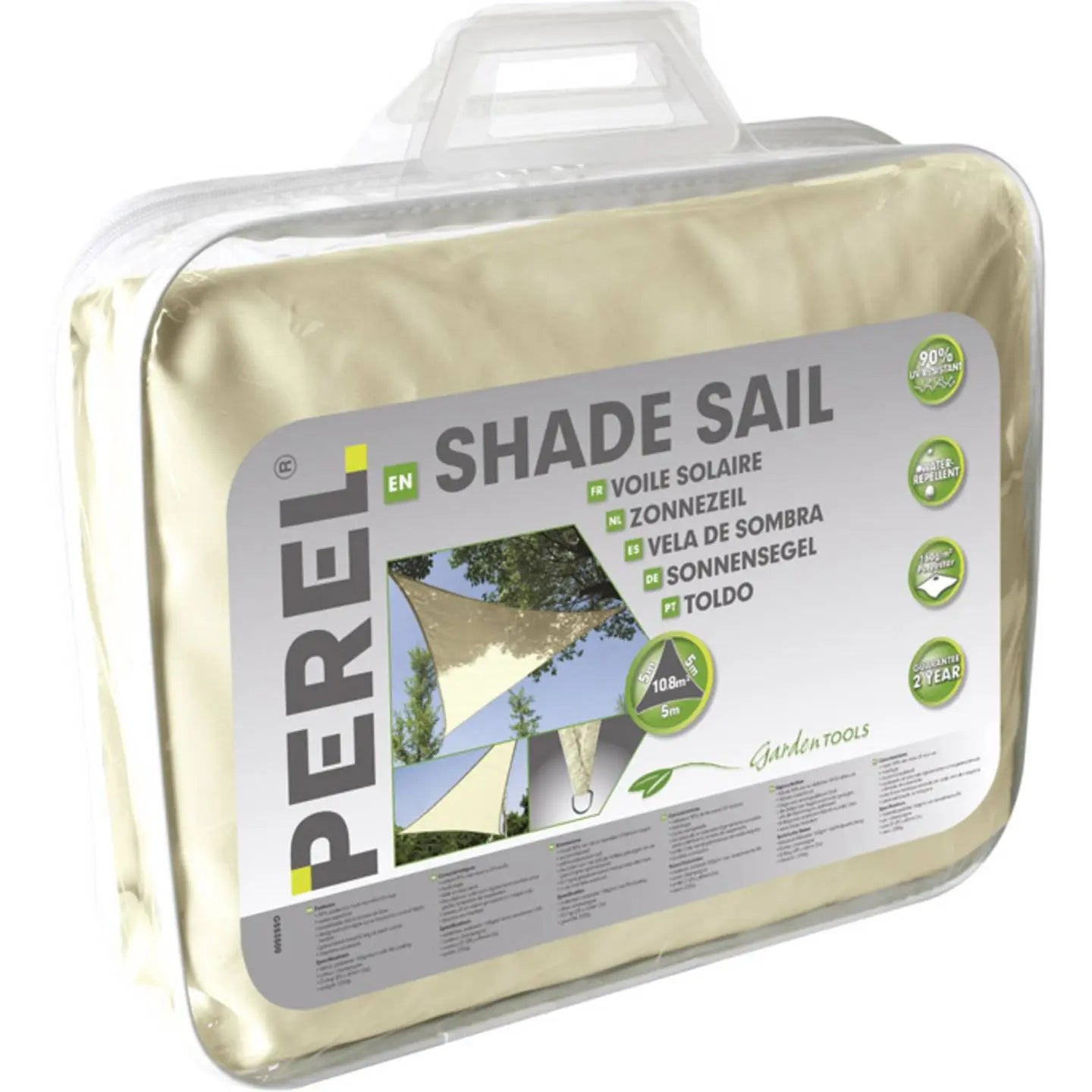 B-Ware Perel Gss3500 Sonnensegel Sun Sails 5000 Mm X 5000 Mm Vordach 1 St - 5410329441692