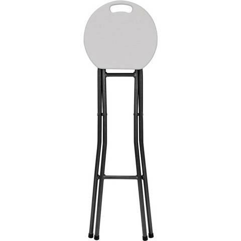 B-Ware Perel Bar Stool Barhocker Thekenstuhl Tresenstuhl Klappbar Weiß Fp145