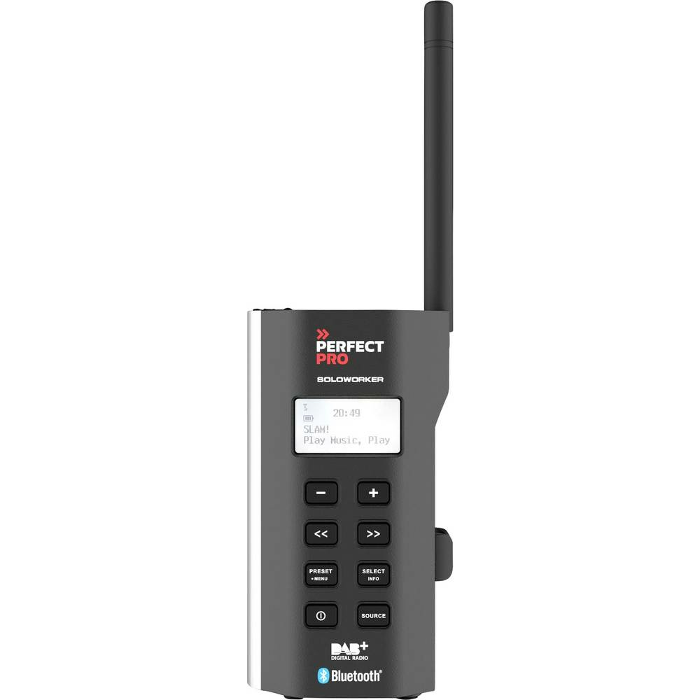 Perfect Pro Soloworker Baustellenradio Dab+ Ukw Aux Bluetooth Dab Ukw Stoßfest B-Ware
