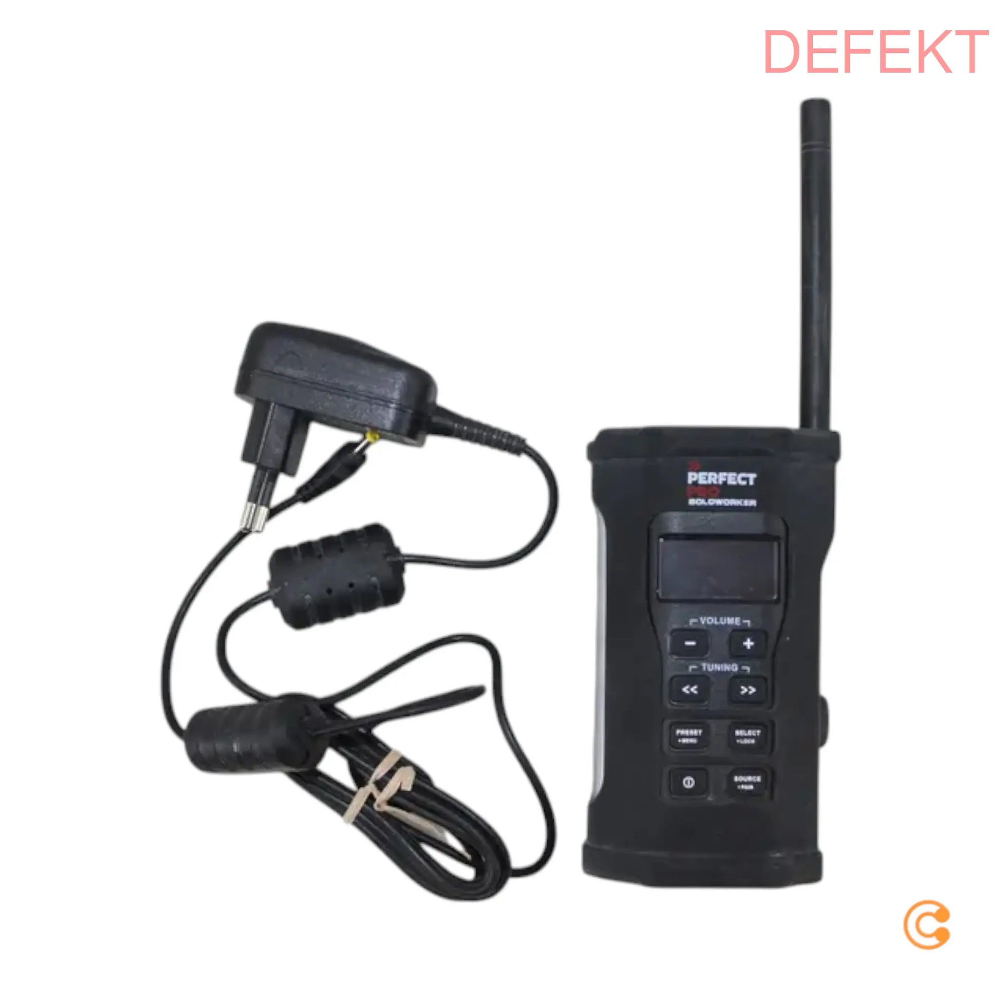 D-Ware Perfect Pro Soloworker Baustellenradio Dab+ Ukw Aux Bluetooth Stoßfest Defektware - 8719689465247