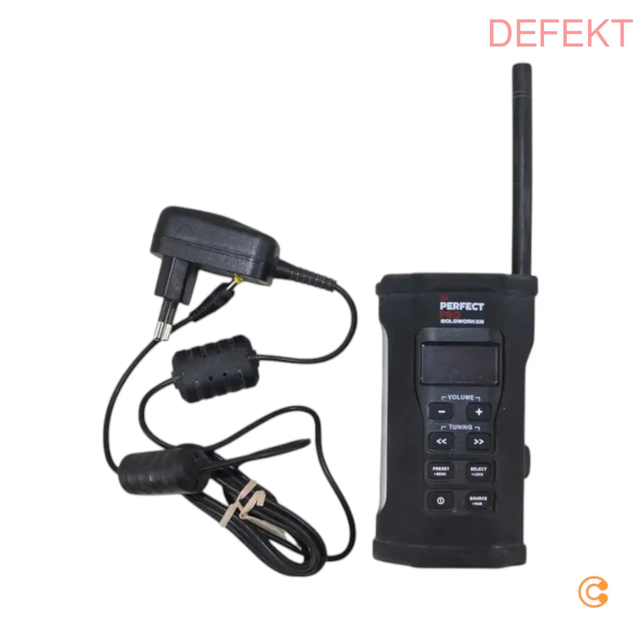 D-Ware Perfect Pro Soloworker Baustellenradio Dab+ Ukw Aux Bluetooth Stoßfest Defektware - 8719689465247