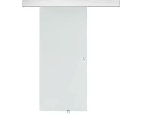 B-Ware Pertura Tür Schiebetür Glasschiebetür Neta Satin Komplettset Innen Griffmuschel - 4306517972523