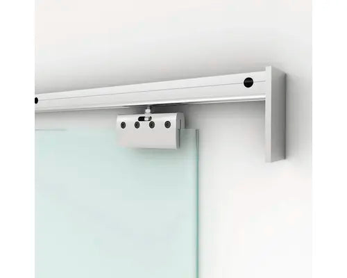 B-Ware Pertura Tür Schiebetür Glasschiebetür Neta Satin Komplettset Innen Griffmuschel - 4306517972523