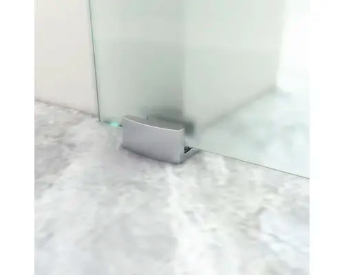 B-Ware Pertura Tür Schiebetür Glas Neta Komplettset 4 Streifen Farblos Tildra Griff  - 4306517972530