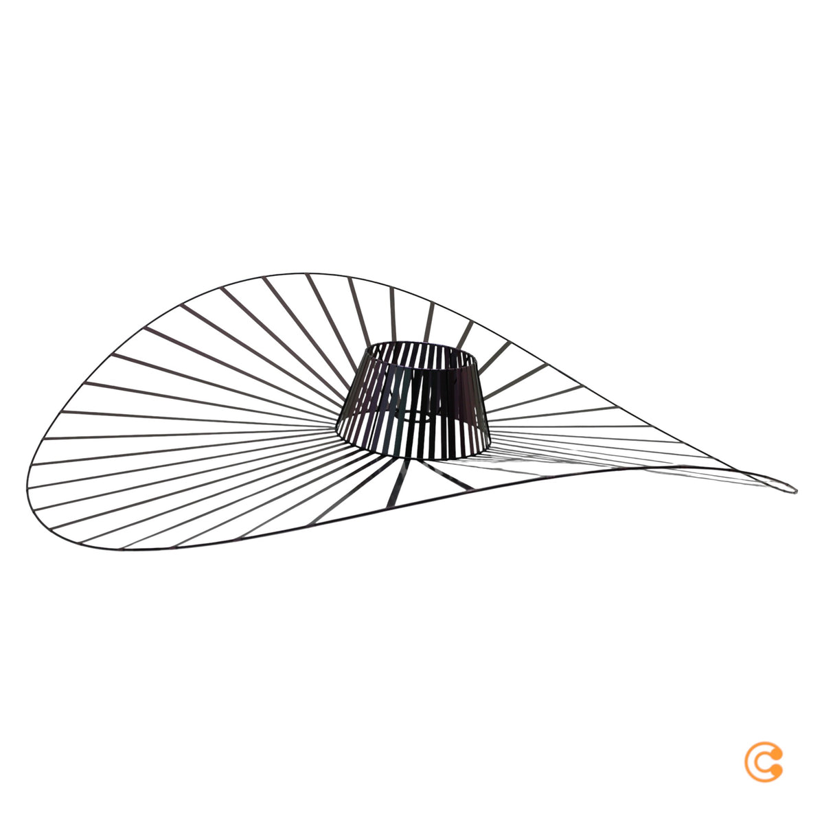 Petite Friture Pendelleuchte Vertigo irisierendes Schwarz Lampe 110cm E27 LED - 3701128122533
