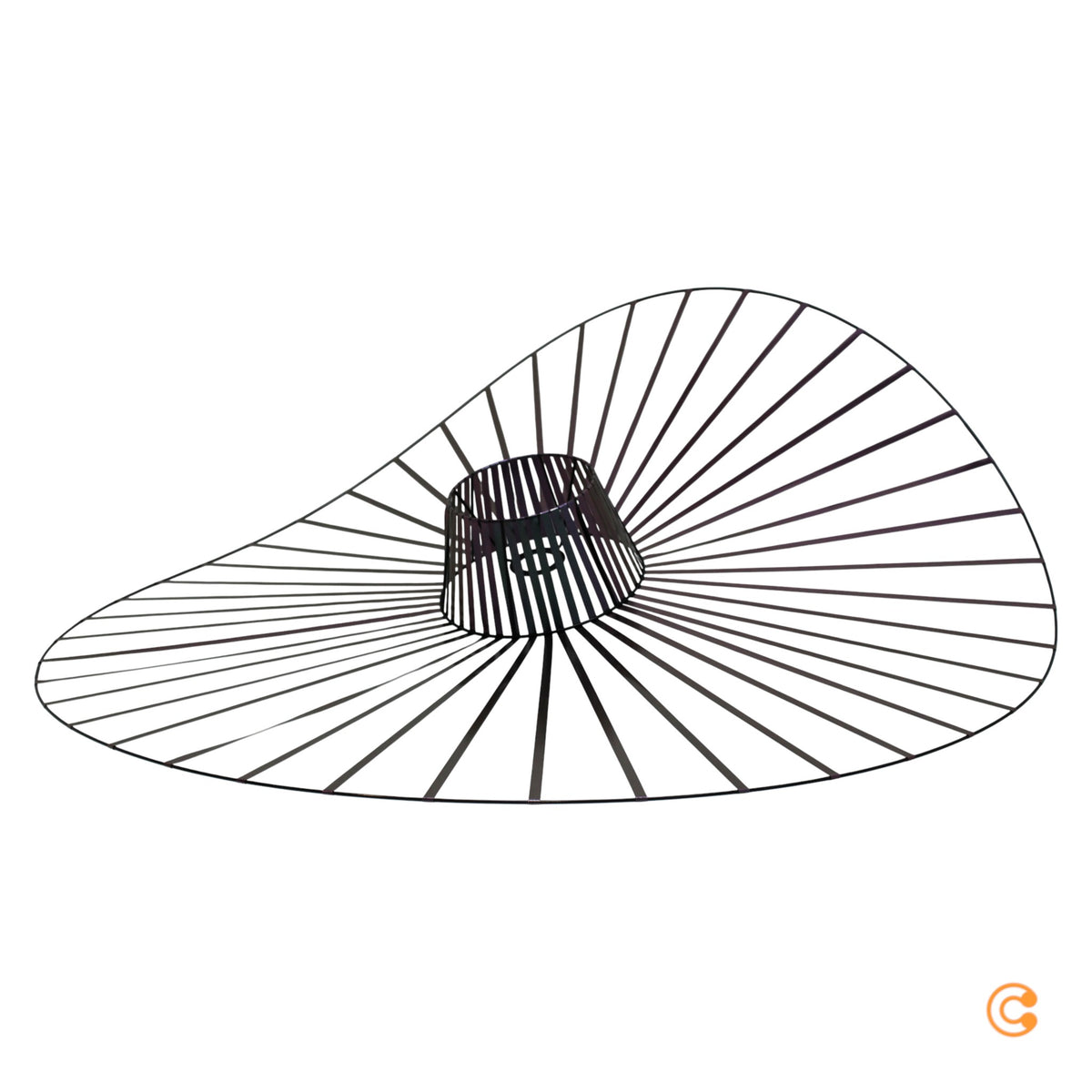 Petite Friture Pendelleuchte Vertigo irisierendes Schwarz Lampe 110cm E27 LED - 3701128122533