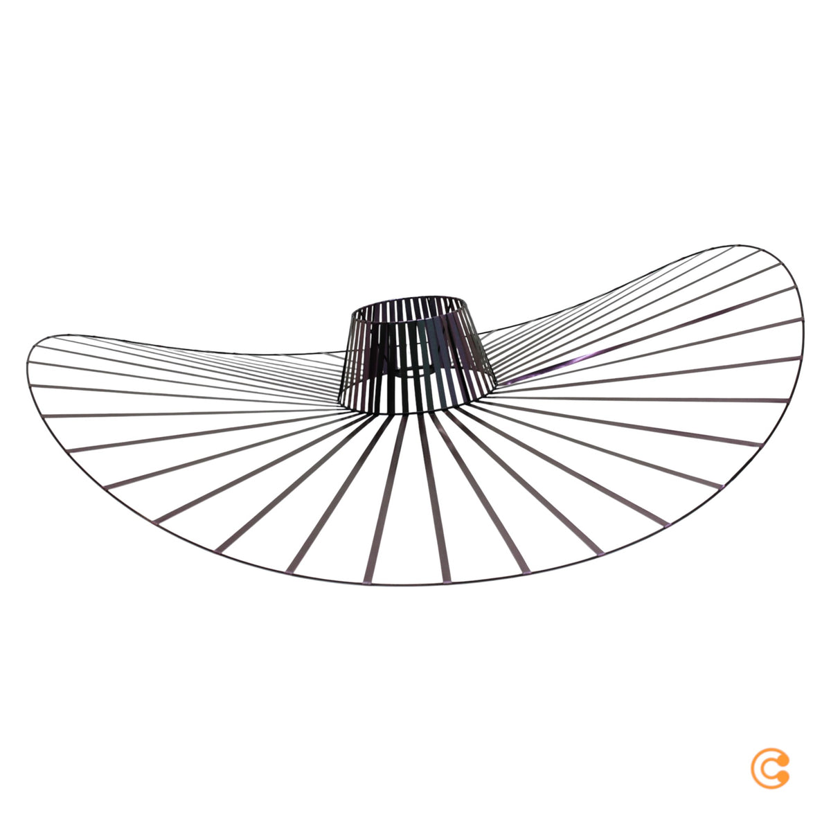 Petite Friture Pendelleuchte Vertigo irisierendes Schwarz Lampe 110cm E27 LED - 3701128122533