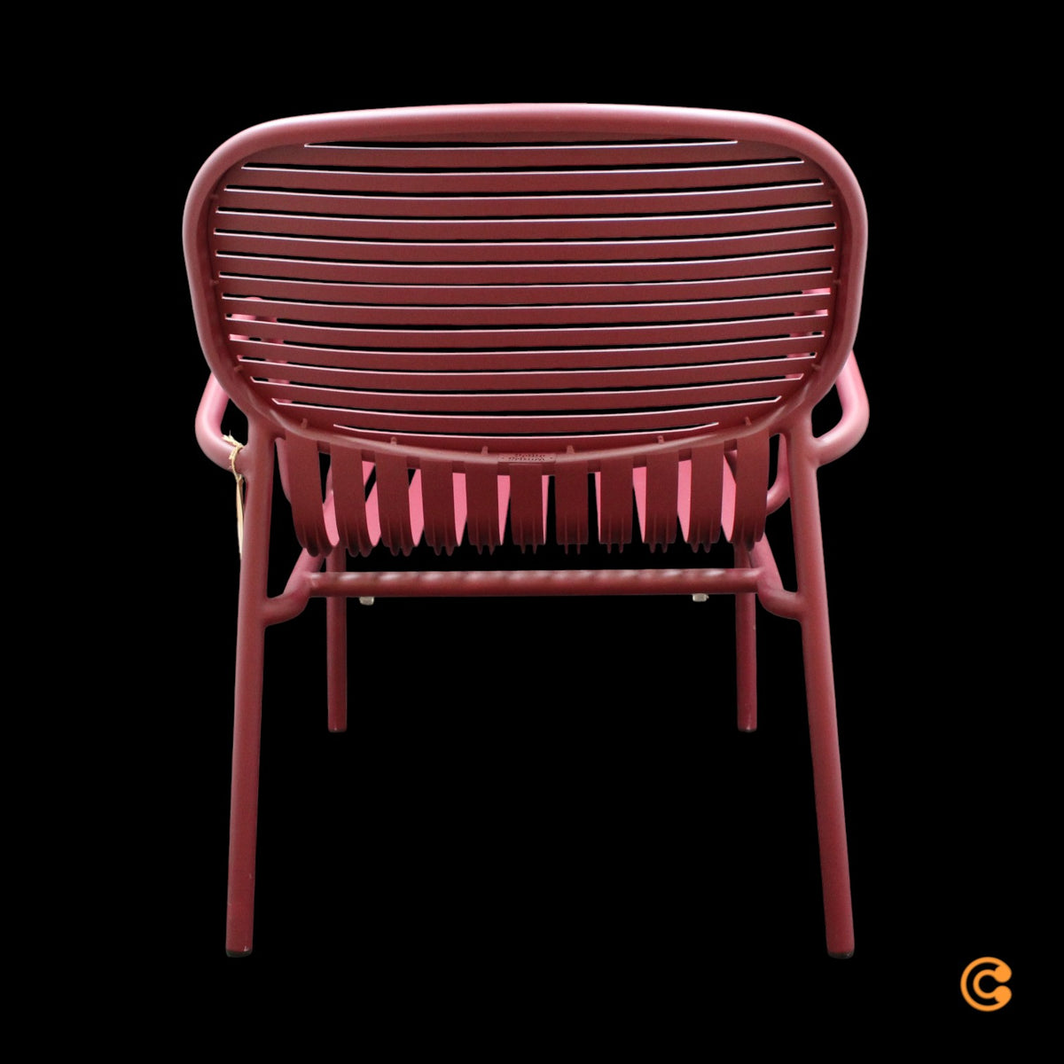 Petite Friture Sessel Stuhl Week End Outdoor Aluminium Bordeaux Gartenmöbel - 3701128104072