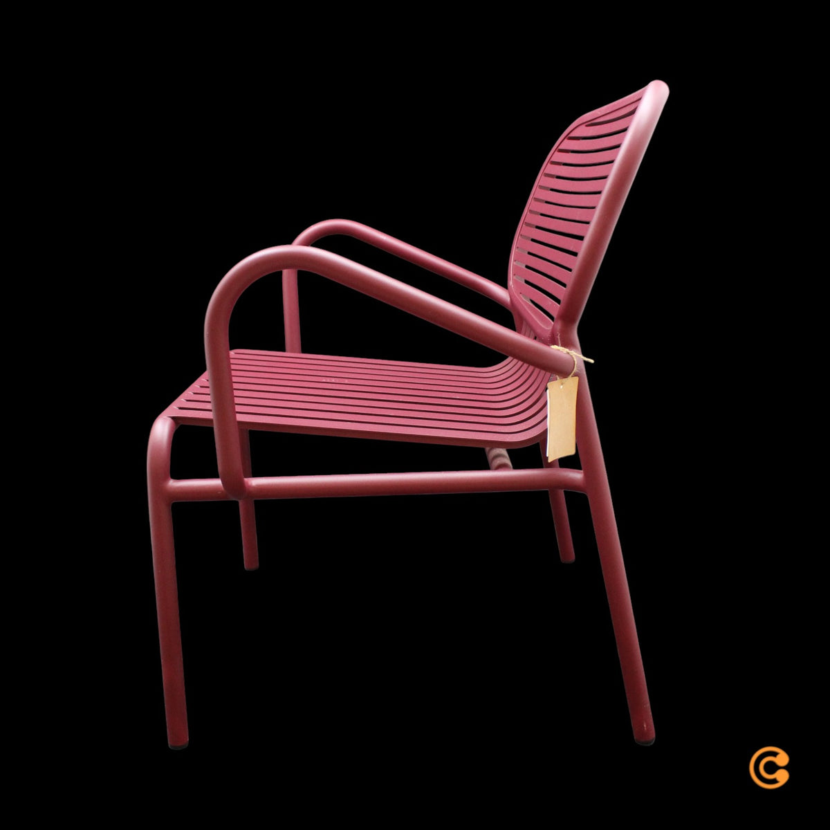 Petite Friture Sessel Stuhl Week End Outdoor Aluminium Bordeaux Gartenmöbel - 3701128104072