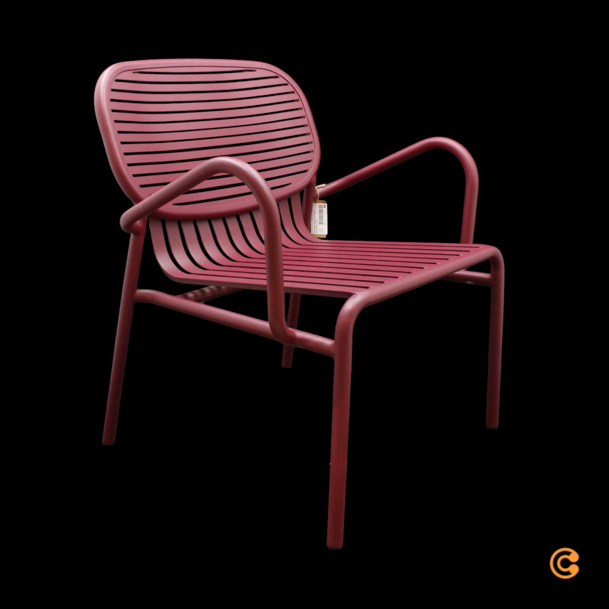 Petite Friture Sessel Stuhl Week End Outdoor Aluminium Bordeaux Gartenmöbel - 3701128104072