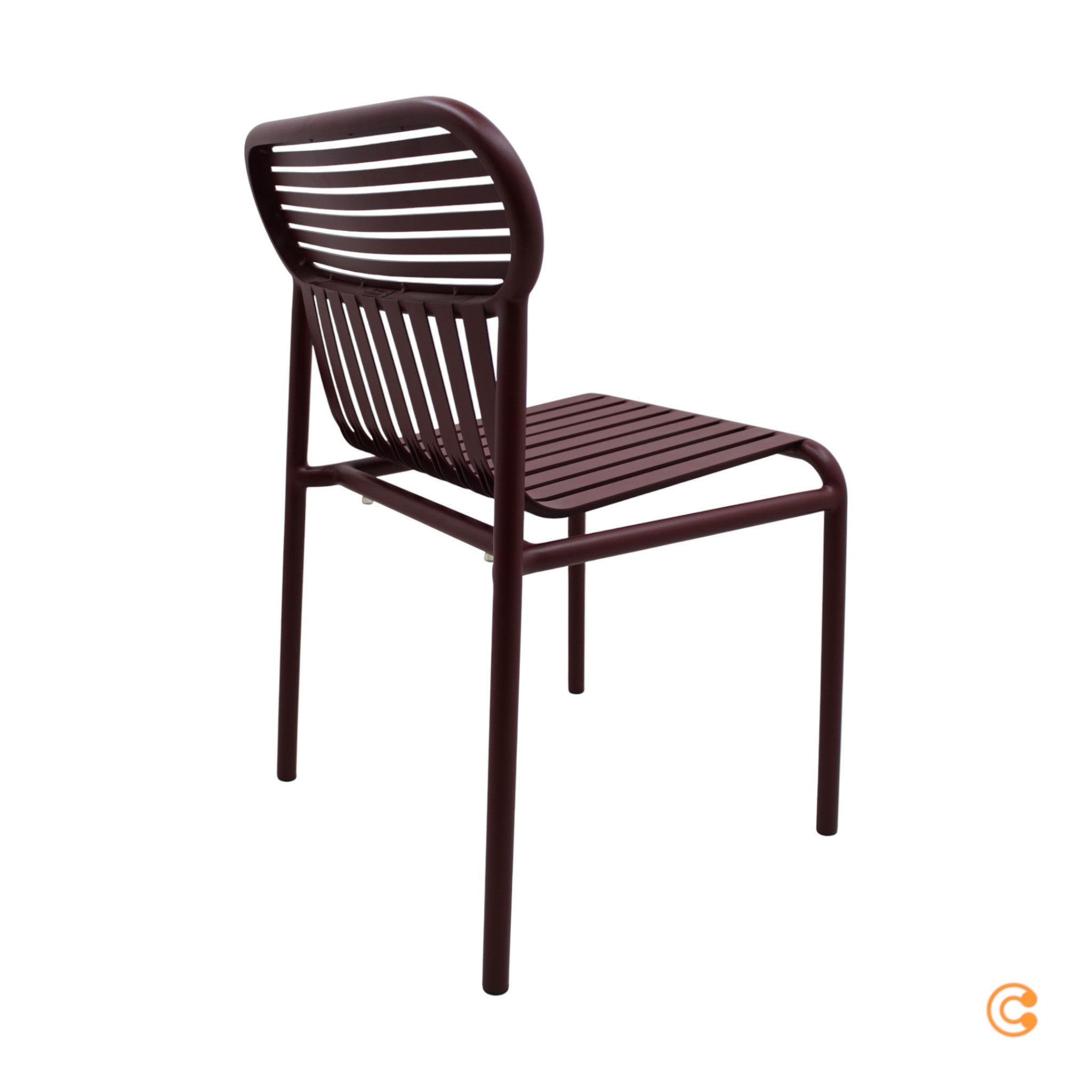 Petite Friture Week-End Outdoor Stuhl Gartenstuhl Esszimmerstuhl Metall burgund - 3760236188848