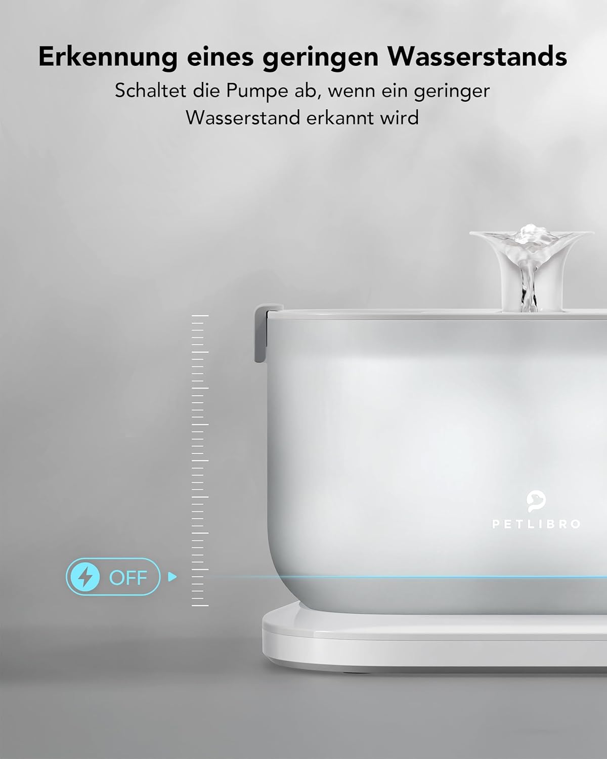 PETLIBRO Katzenbrunnen Trinkbrunnen für Katze mit Pumpe Kabellos Wasserbrunnen - 0671891486121