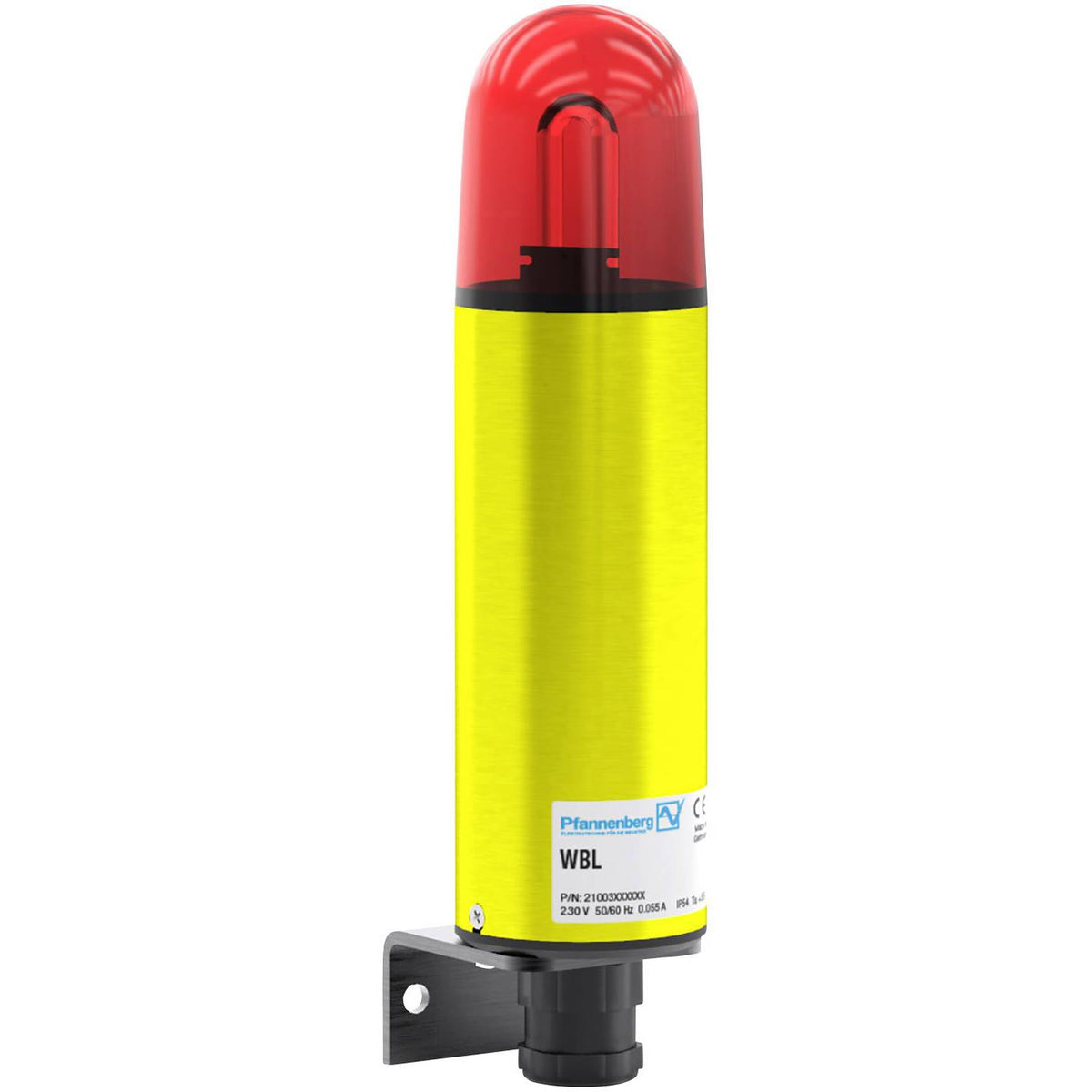 Pfannenberg Blitzleuchte Signalgeber Warn WBS 24 DC RD 21003805000 Rot 24V DC - 4061131104445
