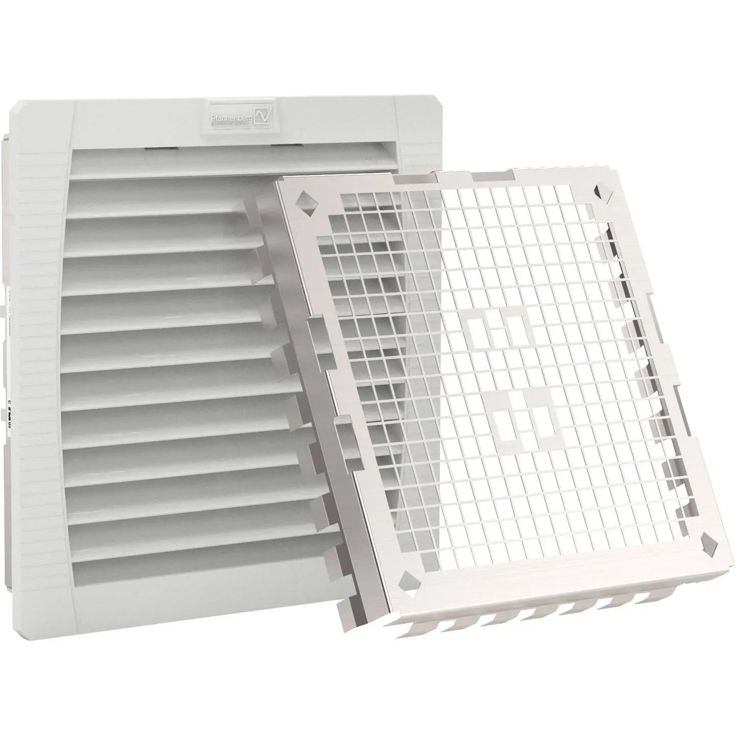 B-Ware Pfannenberg Filterlüfter Austrittsfilter Emv Lüfterfilter Grau Kunststoff G4 - 4061131035190