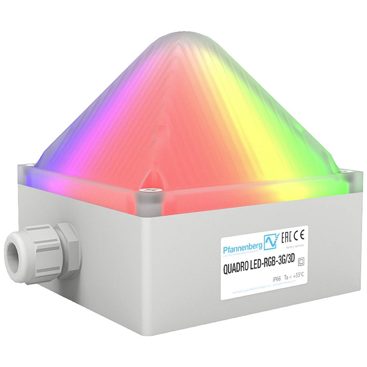 Pfannenberg QUADRO LED-RGB-3G/3D LV Leuchte  LED RGB - 4061131128793