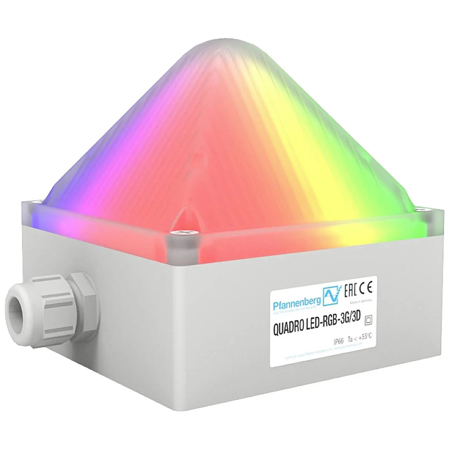 B-Ware Pfannenberg Quadro Led Rgb 3 G/3 D Lv Leuchte  Led Rgb - 4061131128793