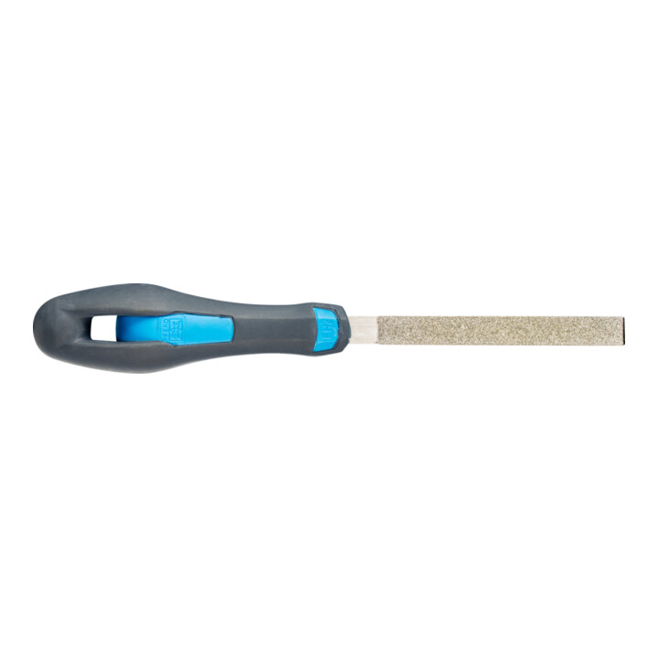 Pferd Diamantfeile Flachfeile Werkstattfeile Gfk Cfk 100mm D251 Mittel Stahl B-Ware - 4007220805961