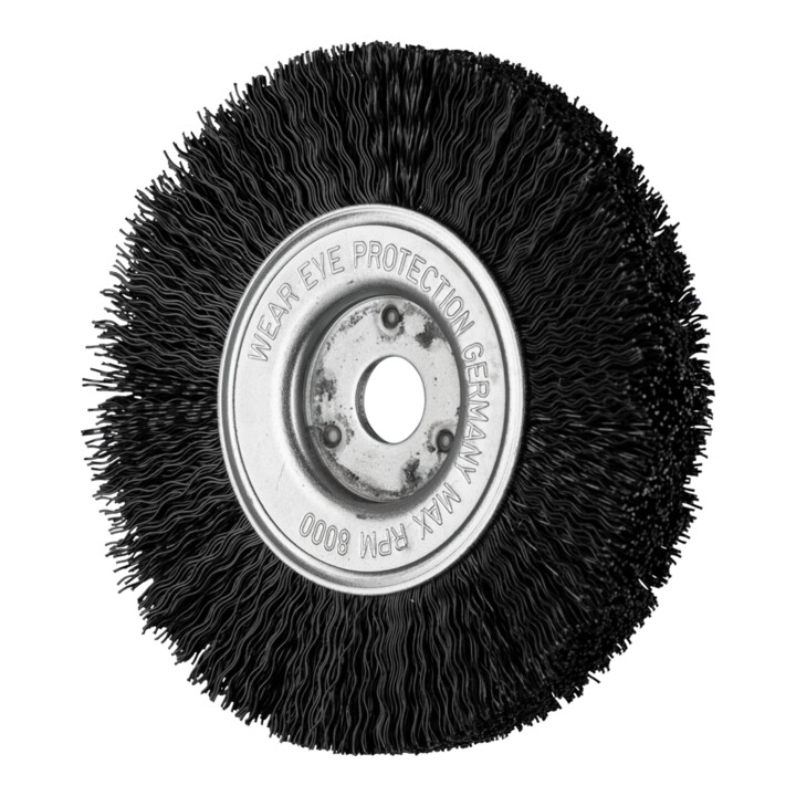 Pferd 2 St. Rundbürste Bürstenaufsatz Nylon 100x12x12 Mm Bohrung Kunststoffbesatz B-Ware - 4007220899298