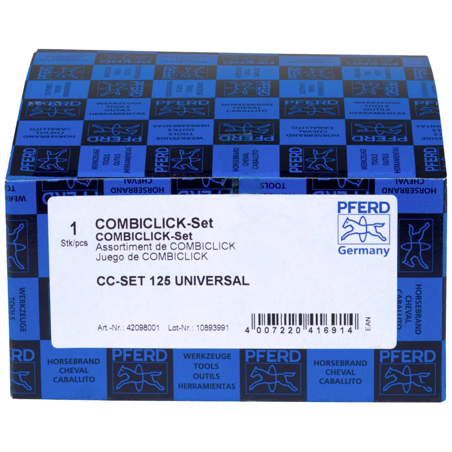 B-Ware Pferd Schleifteller Set Scheiben Combiclick Ccset 125 Universal Winkelschleifer - 4007220416914