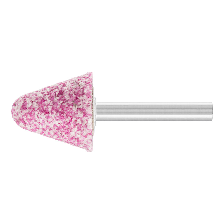 Pferd Schleifstift Kegelstift Stahl Kegel 25x25mm Schaft 6mm Korn 30 Stahlguss B-Ware - 4007220102534