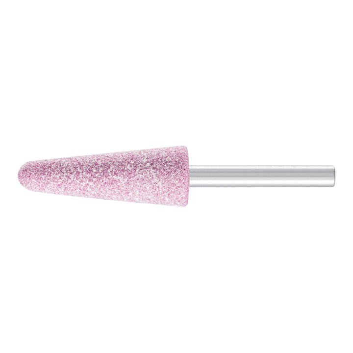 Pferd Schleifstift Kegelstift Stahlbearbeitung Kegel 16x45mm Schaft 6mm 10 St B-Ware - 4007220660300