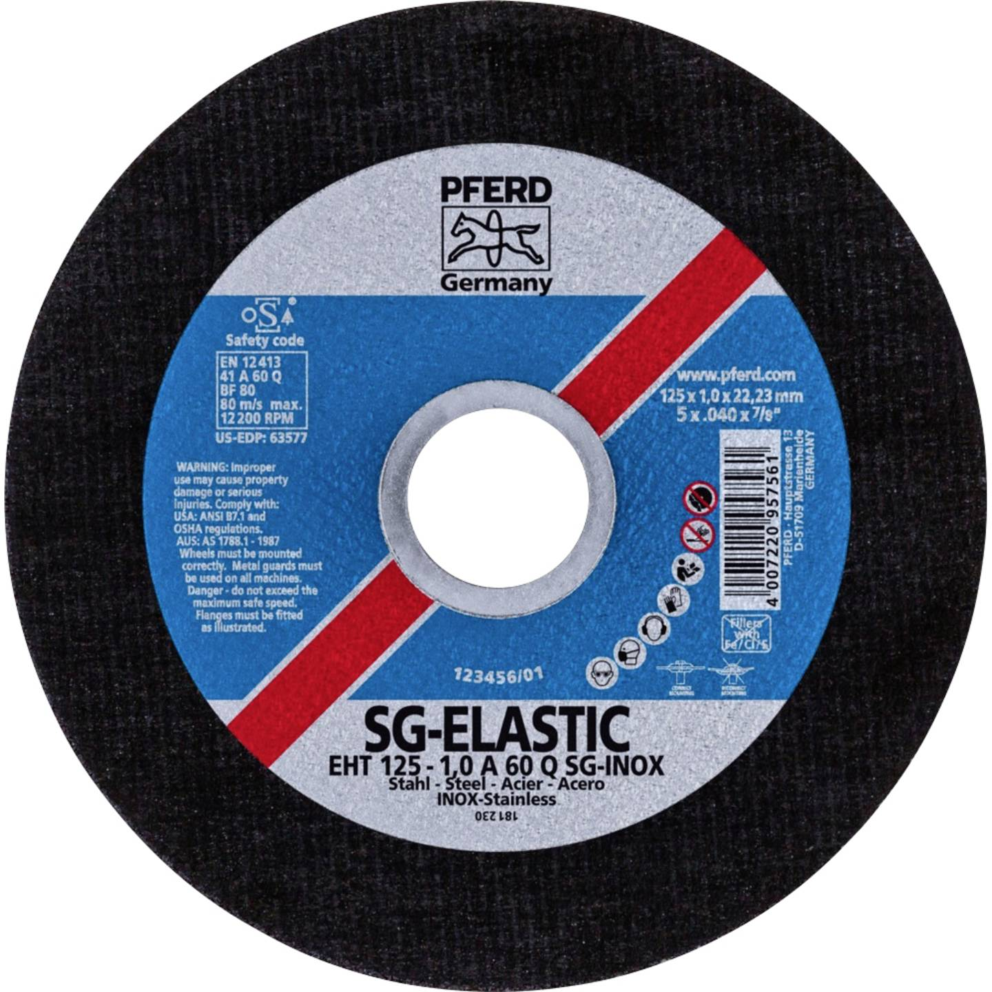 B-Ware Pferd Tools Trennscheibe Scheibe Edelstahl 125 Mm Gerade 25 Stück Stahl - 4007220957561